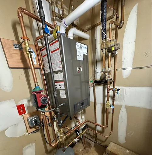 NTI boiler installation by Air2Cool